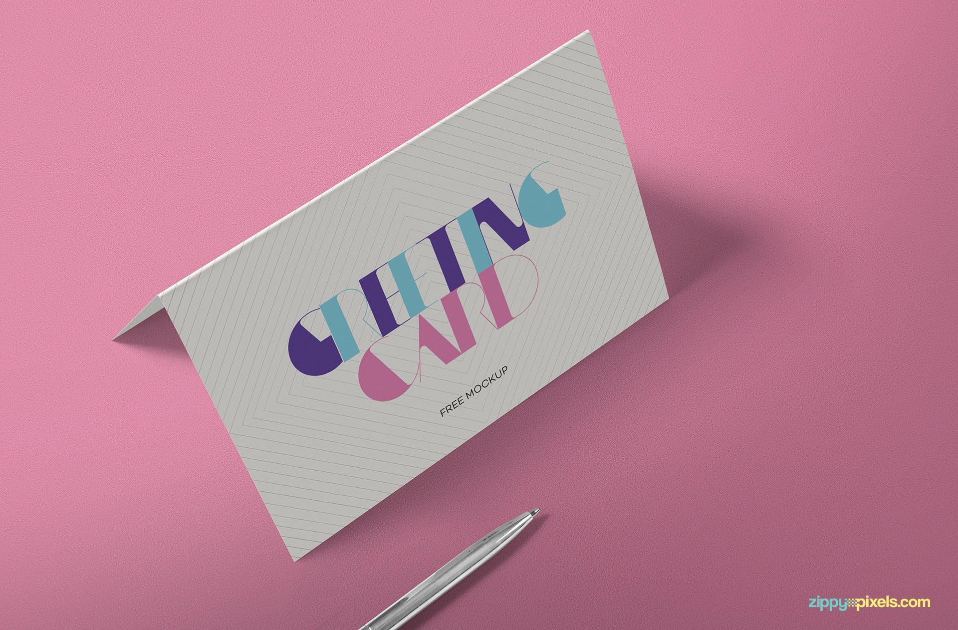 Stylish Invitation Card Mockup