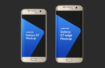 Samsung Galaxy S7 and S7 Edge (Mockup)