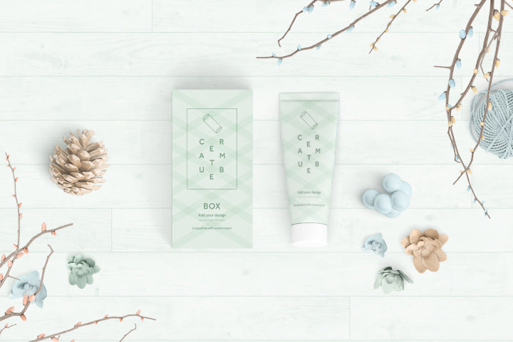 Set of Two Cosmetic Packaging Mockups