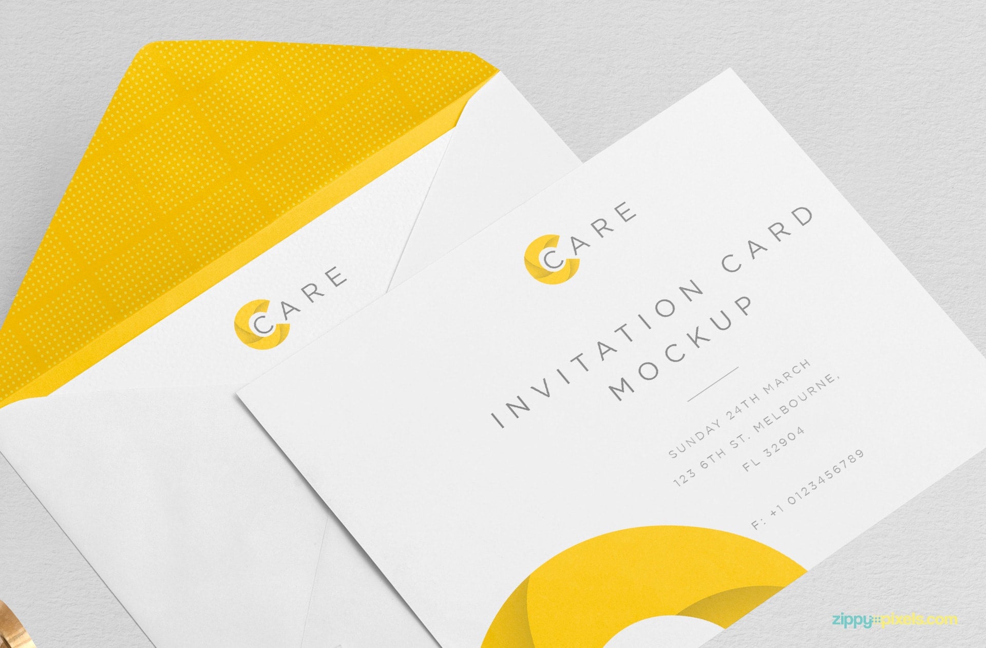 Classy Invitation Mockup