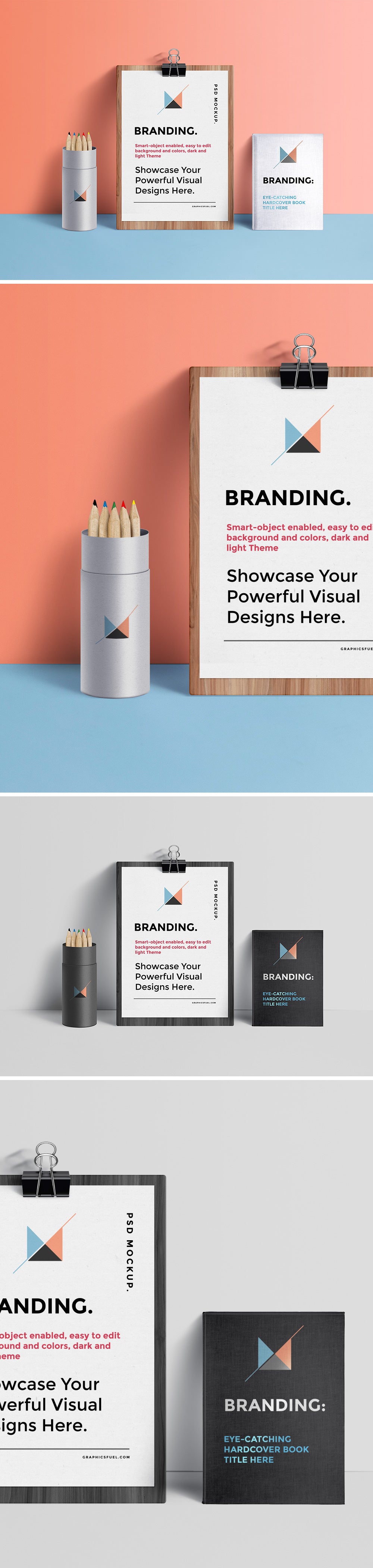 Branding Identity Mockup PSD