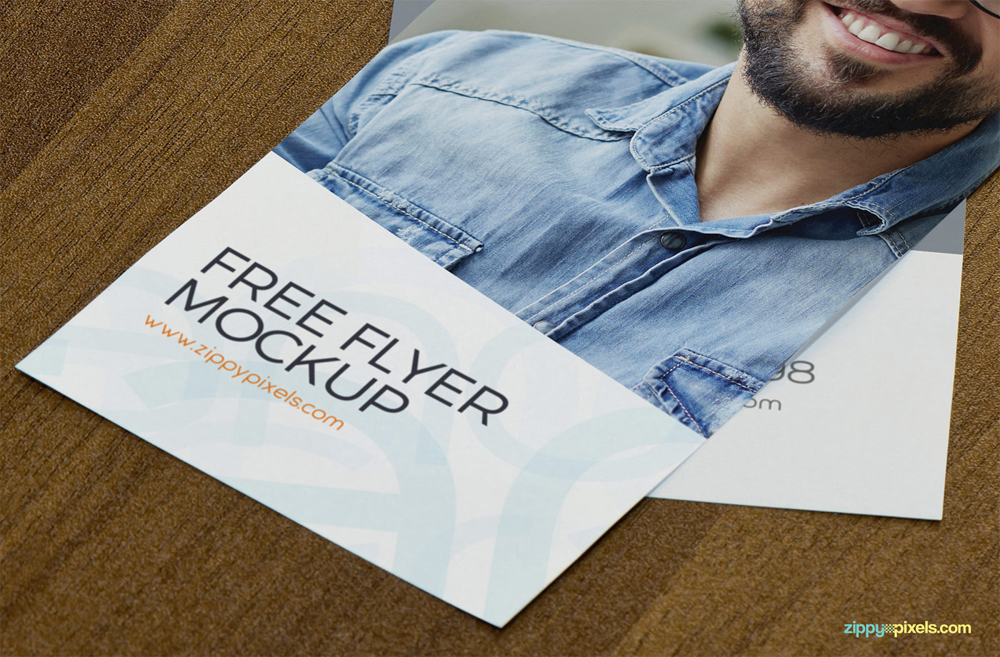 Attractive Flyer PSD Mockup