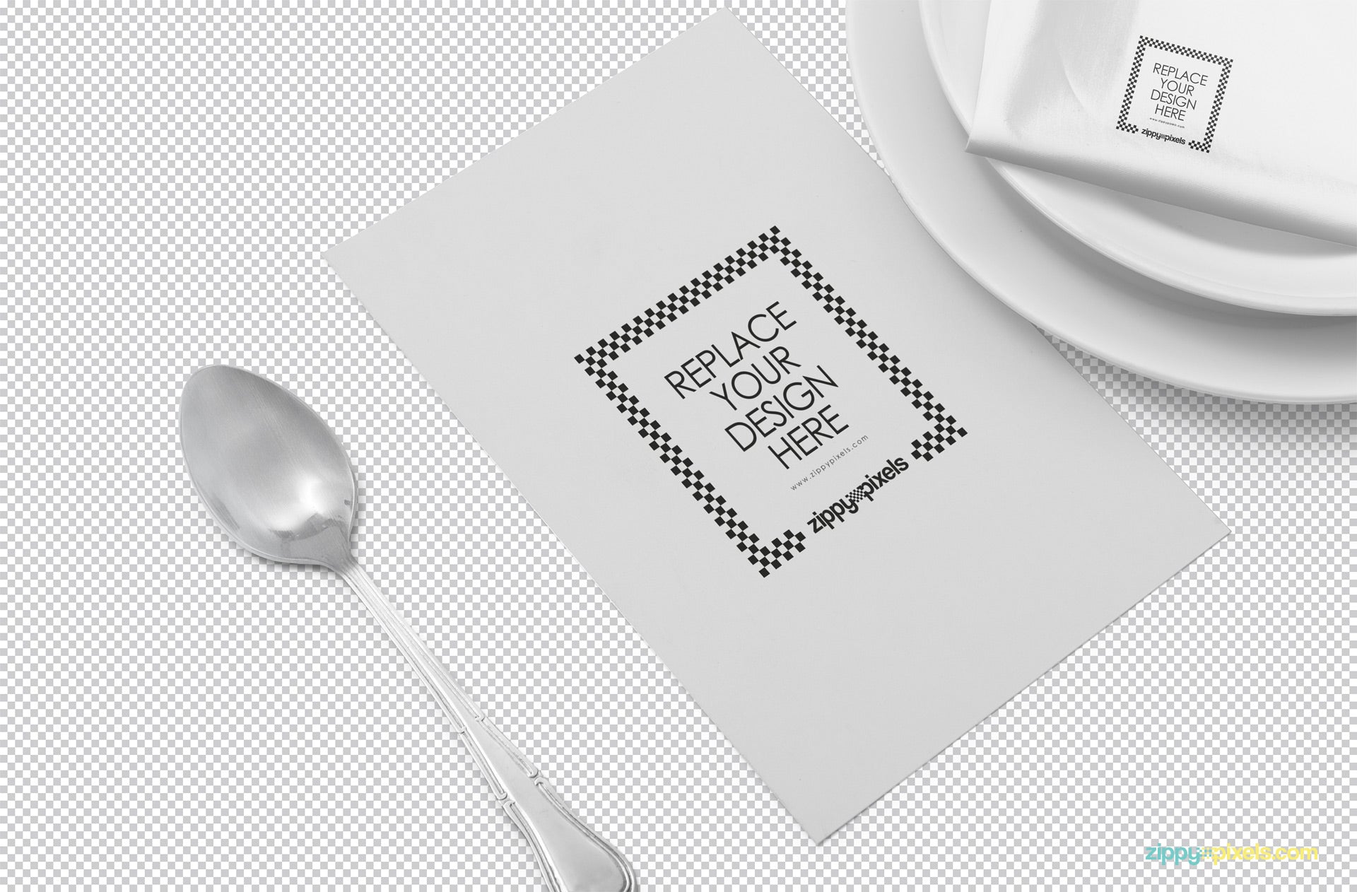 Restaurant Menu Card Mockup
