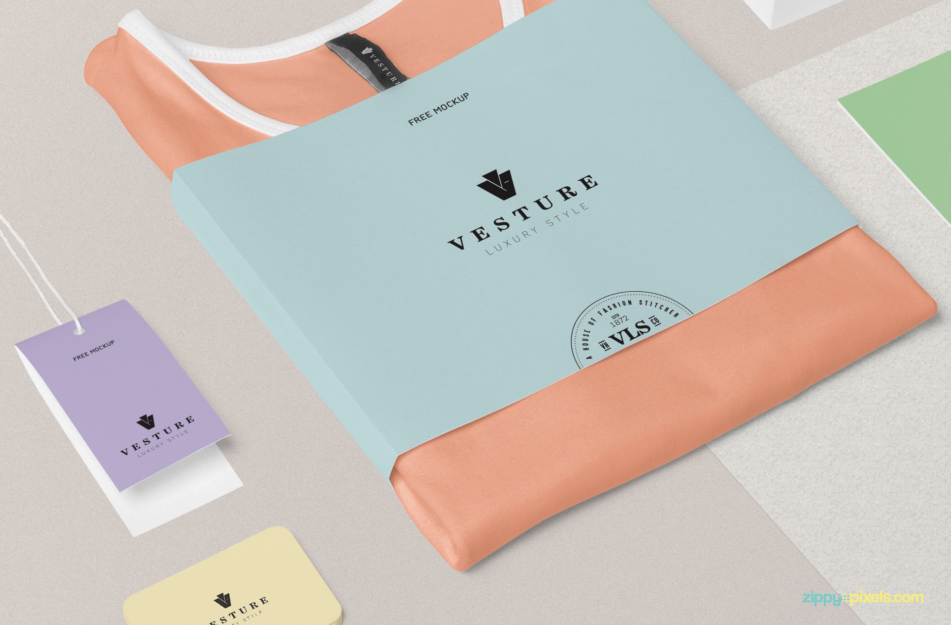 Fashion Branding Mockup Scene