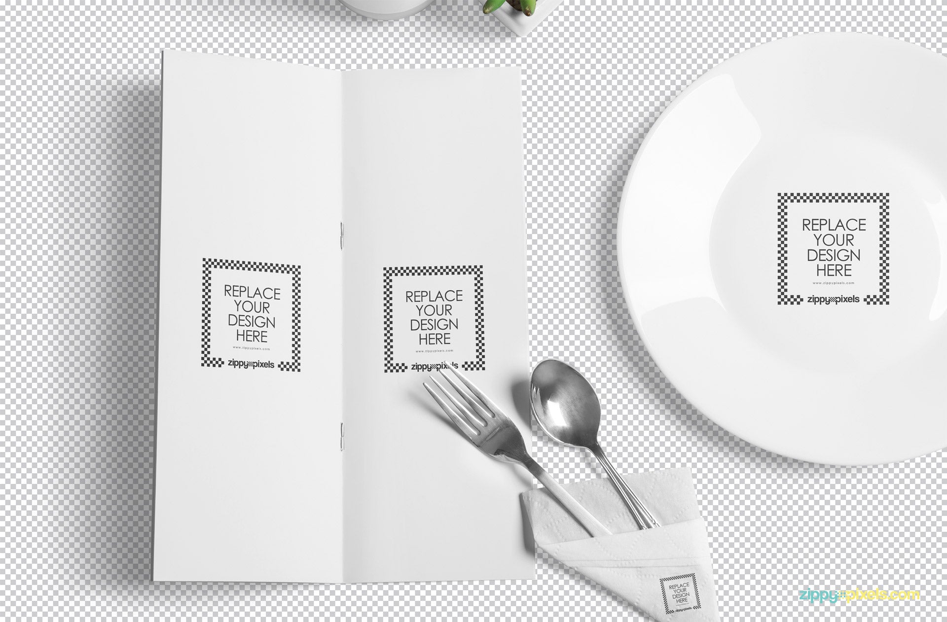 Sophisticated Menu Mockup