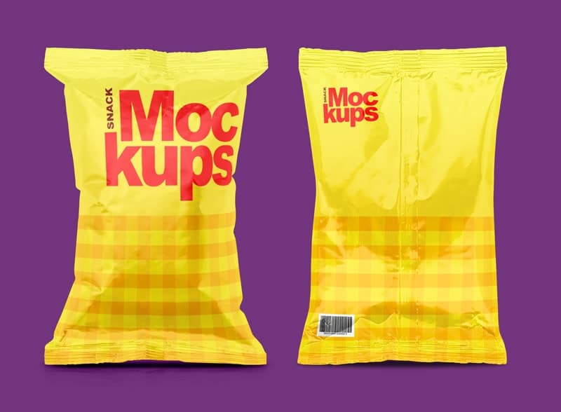 Snack Packaging Mockups