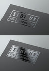Silver Foil Logo PSD MockUp