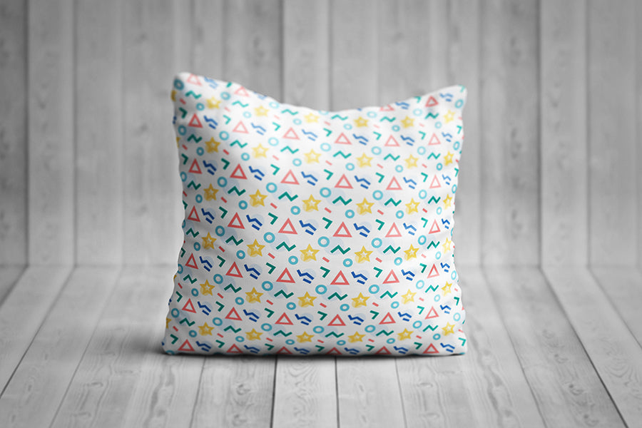 Perfect White Square Pillow Mockup