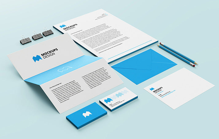 Basic Stationery Mockup Set