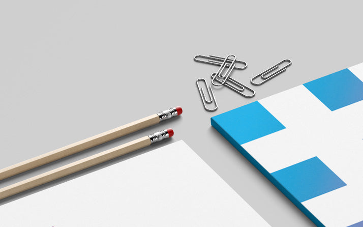 Clean Stationery Mockup Set from Multiple Angles or Views