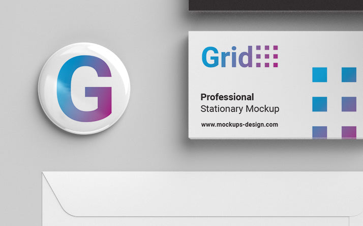 Clean Stationery Mockup Set from Multiple Angles or Views