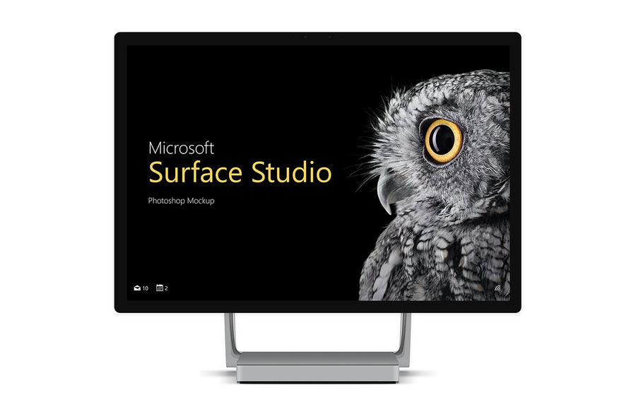 Surface Studio Mockup (PSD Mockup)