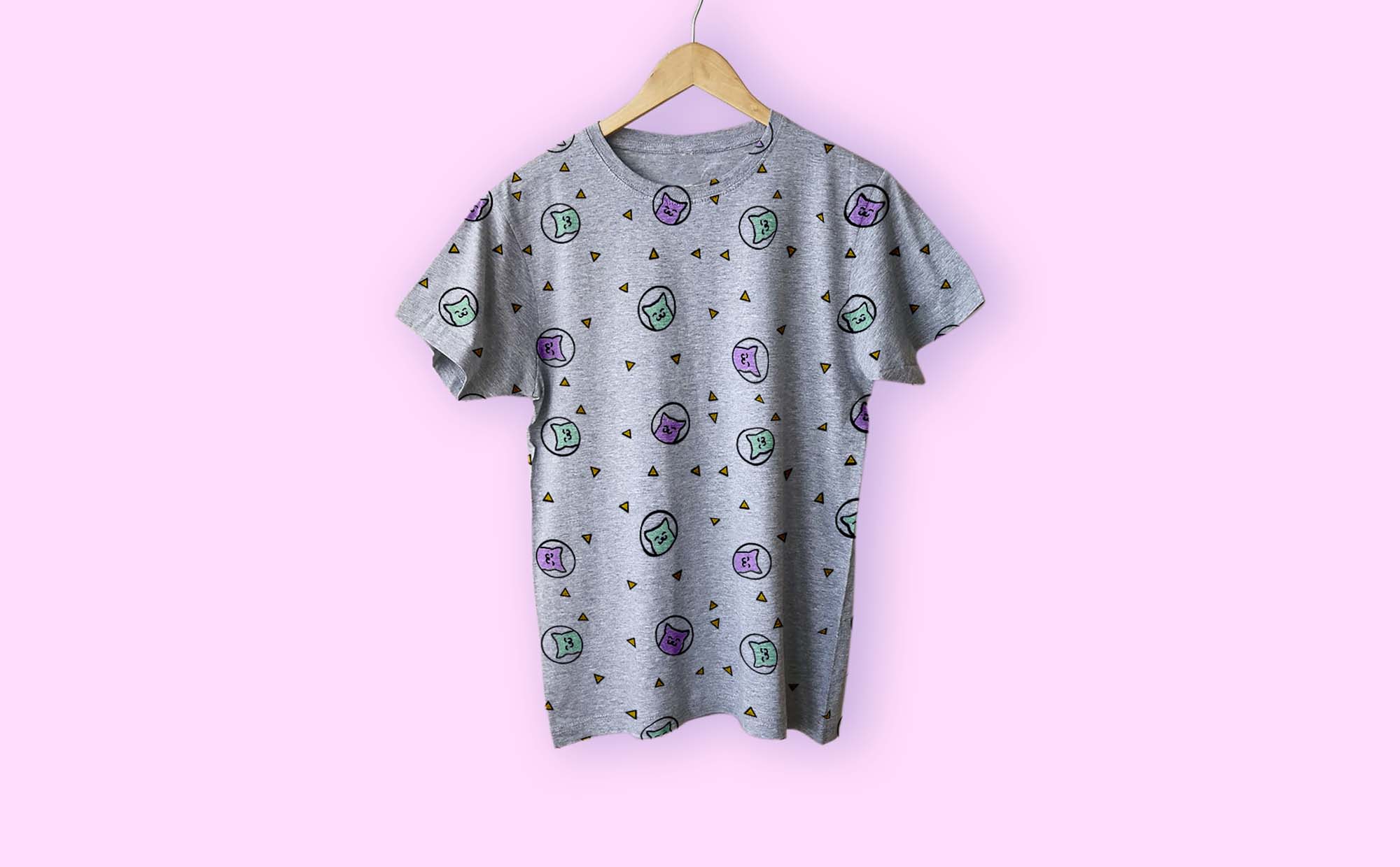 Hanged T-Shirt Mockup PSD