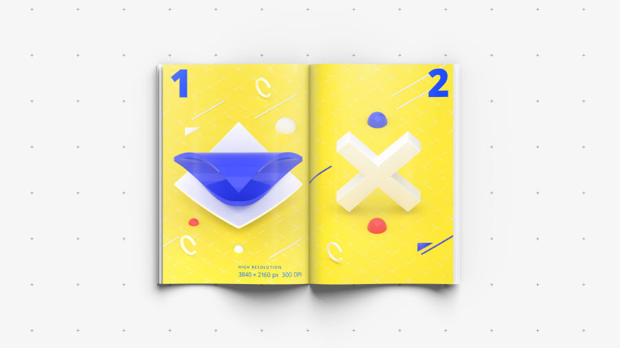 Amazing Set of PSD Magazine Mockups