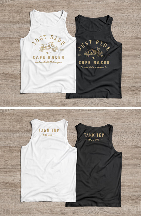 Tank Top Shirt PSD MockUp