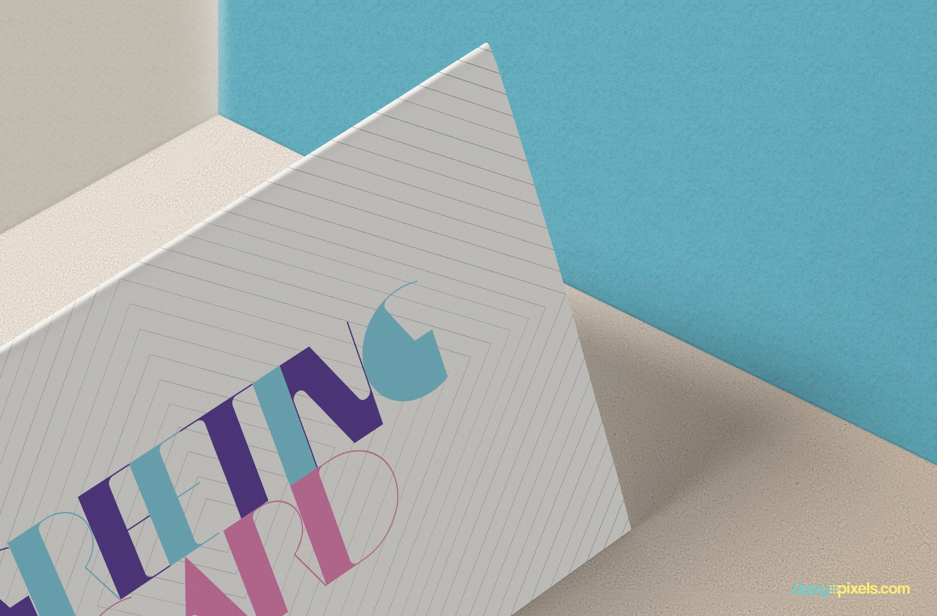 Stylish Invitation Card Mockup