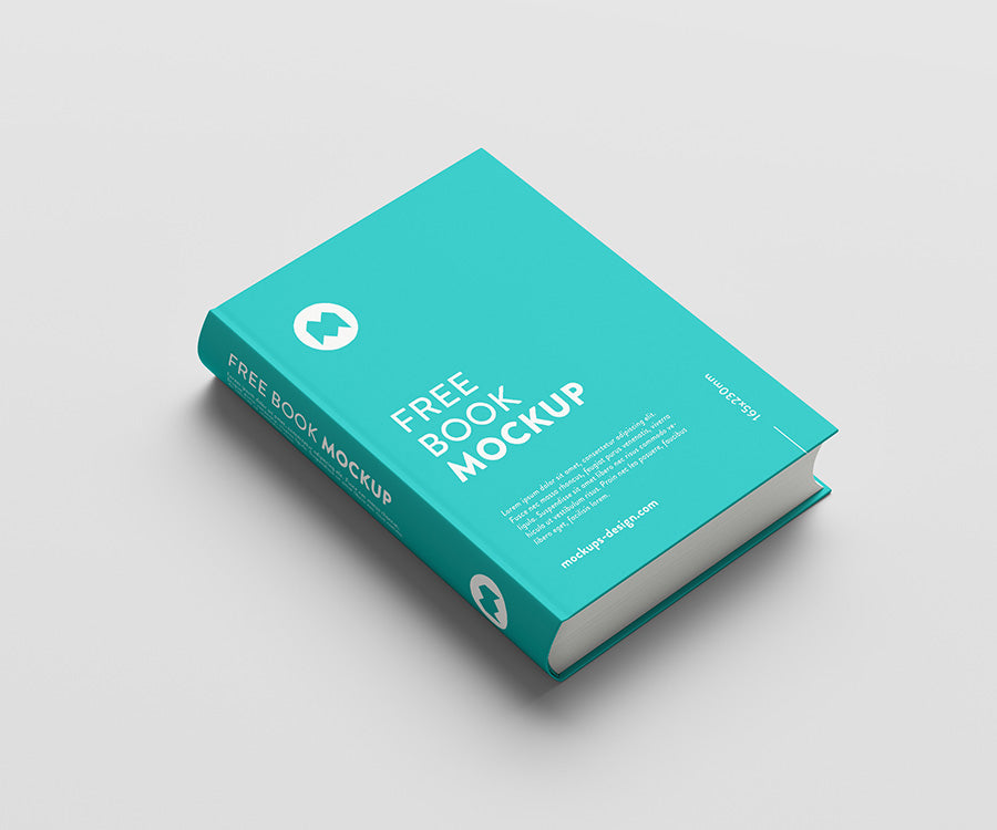 Thick and Clean Book PSD Mockup