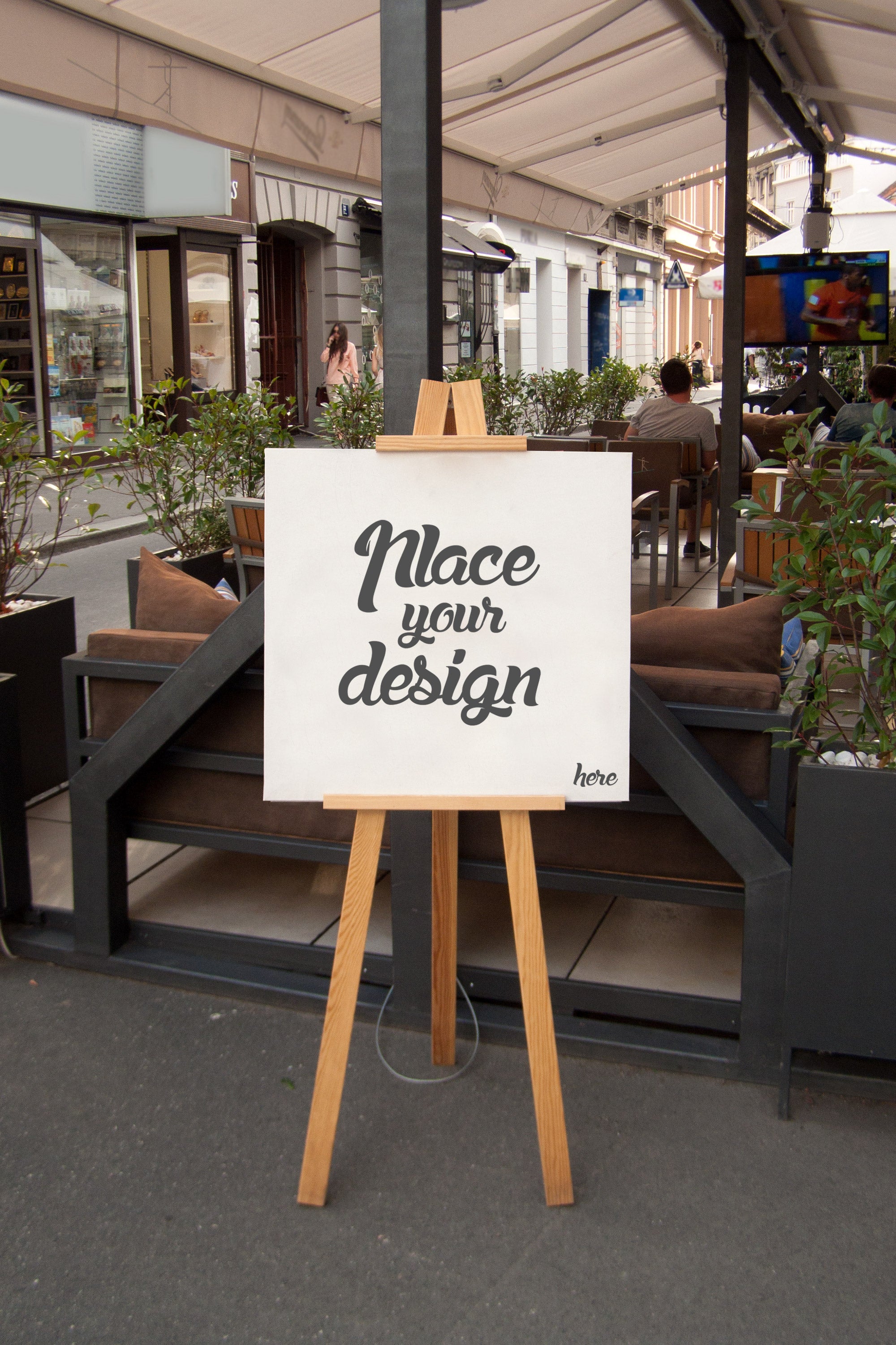 Tripod Restaurant Menu Design PSD MockUp