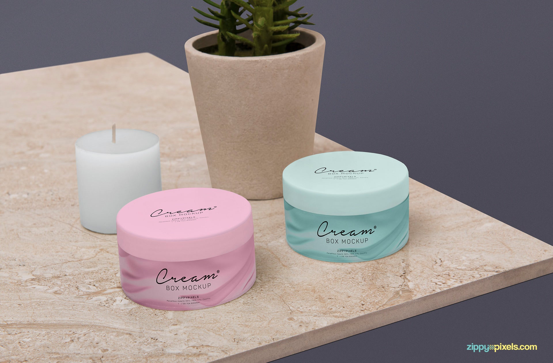 Amazing Cosmetic Jar Mockup