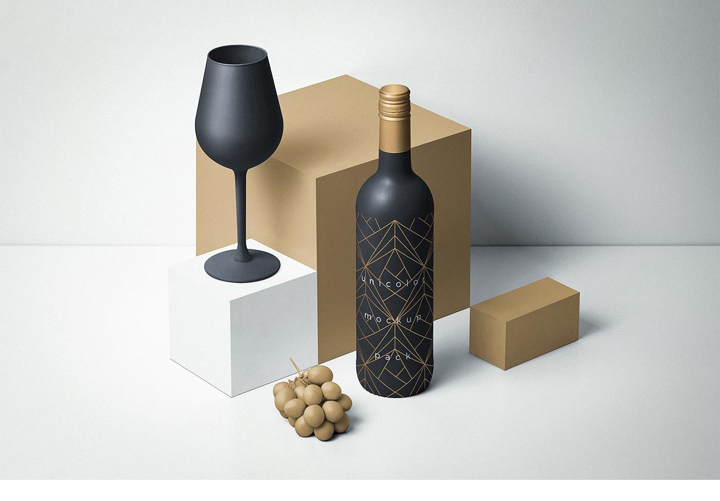 Unicolor Stationery Mockup Pack