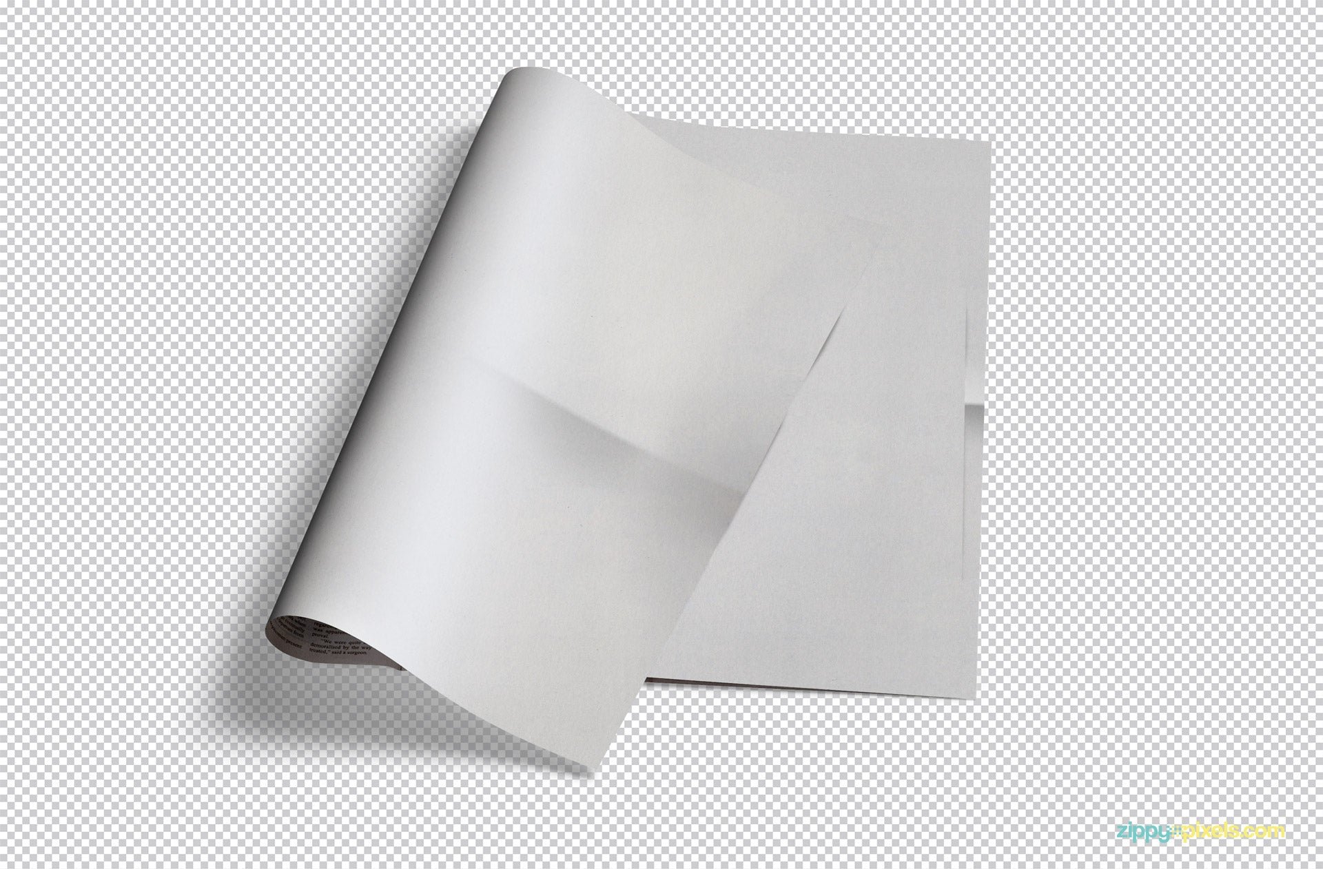 Tabloid Newspaper Mockup