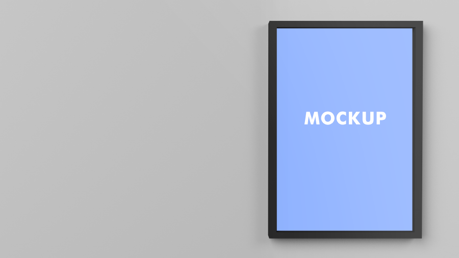 Set of 3 Vector Frame Mockups