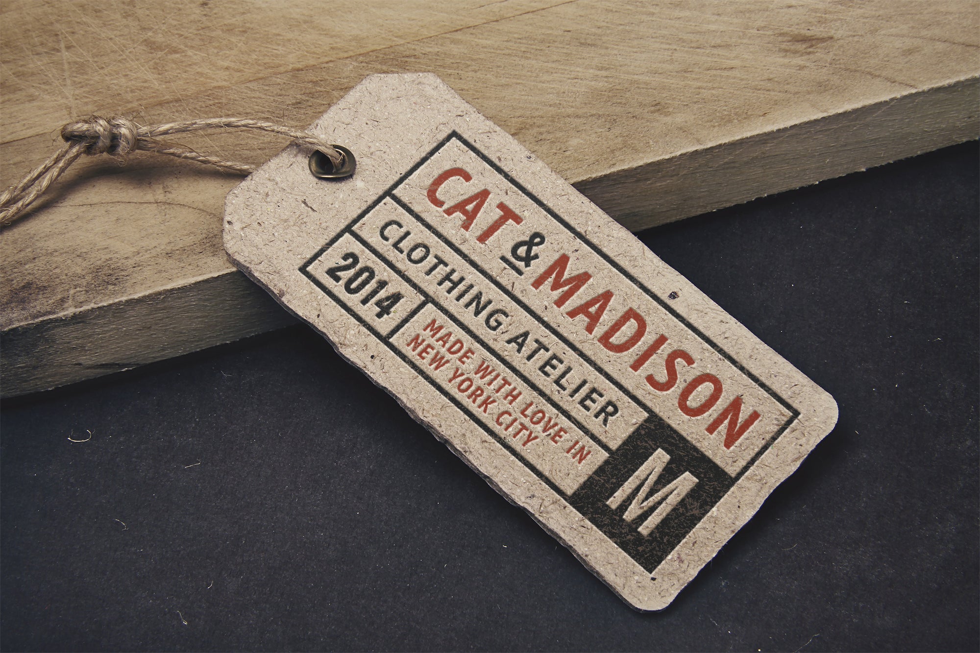 Vintage Label Tag MockUp
