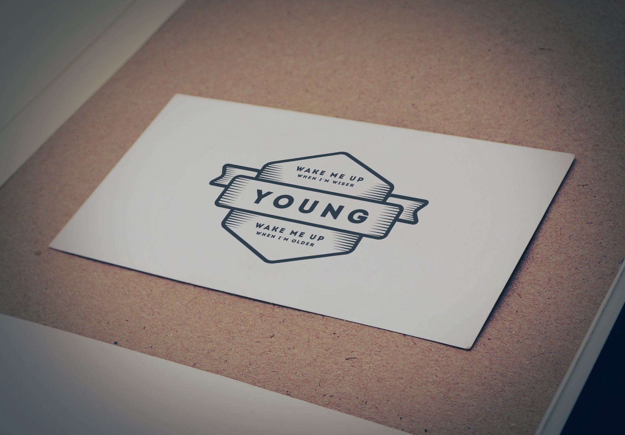 Vintage Logo MockUp PSD