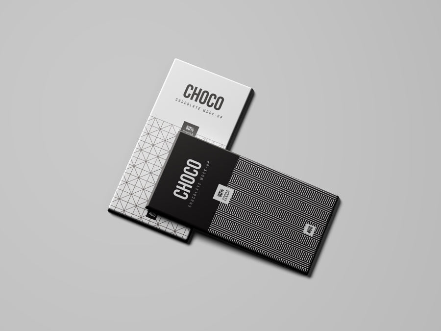 Clean and Realistic Chocolate Packaging Mockup