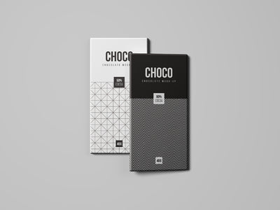 Clean and Realistic Chocolate Packaging Mockup