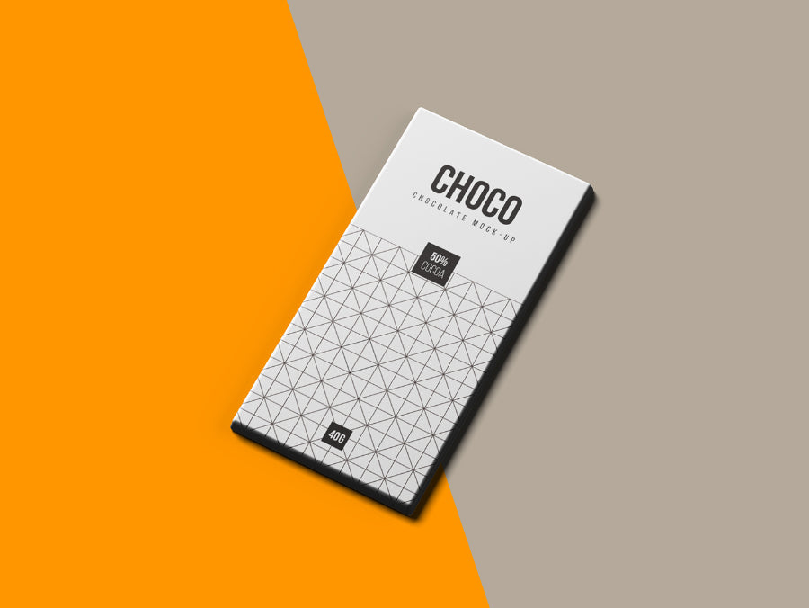 Clean and Realistic Chocolate Packaging Mockup