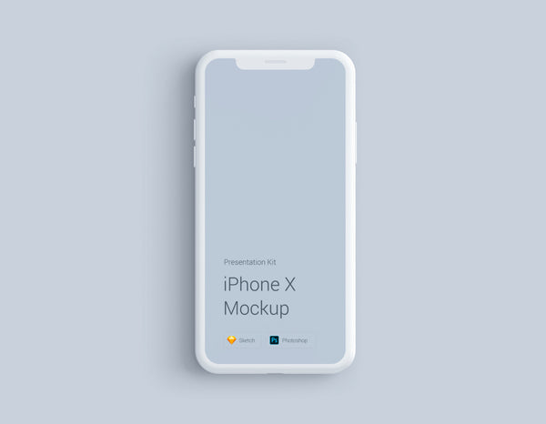 iPhone X Mockup with Changeable Color - Mockup Hunt