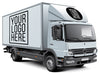 White Box Truck or Van PSD Mockup