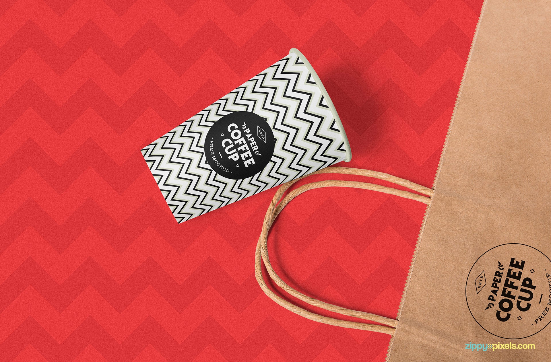 Paper Cup Mockup PSD