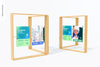A0 Posters In Hanging Exhibition Frame Mockup Psd