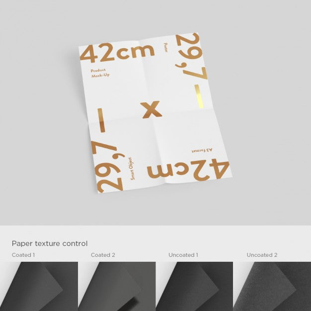A3 Paper Measurements Mock Up Psd