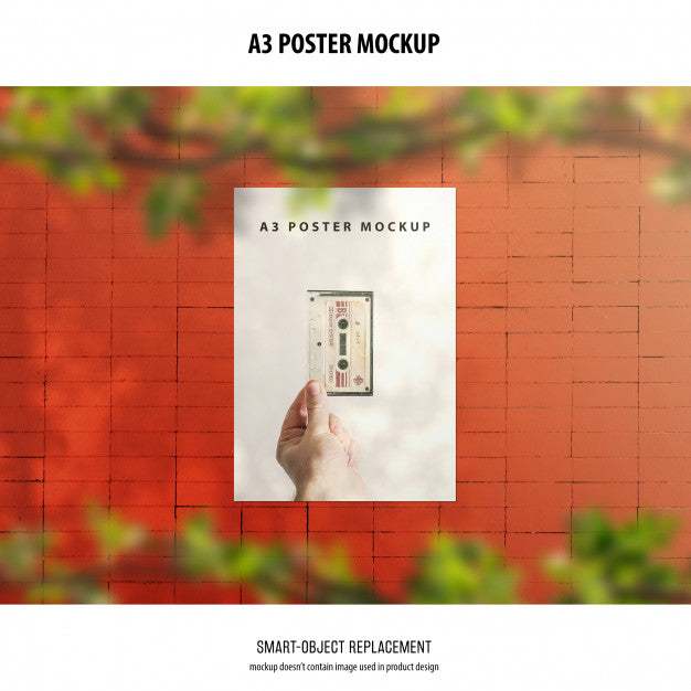 A3 Poster Mockup Psd