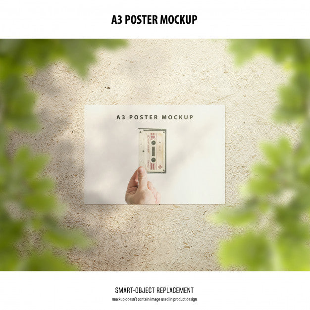 A3 Poster Mockup Psd