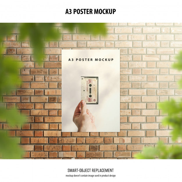 A3 Poster Mockup Psd