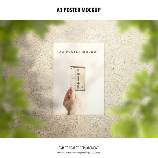A3 Poster Mockup Psd