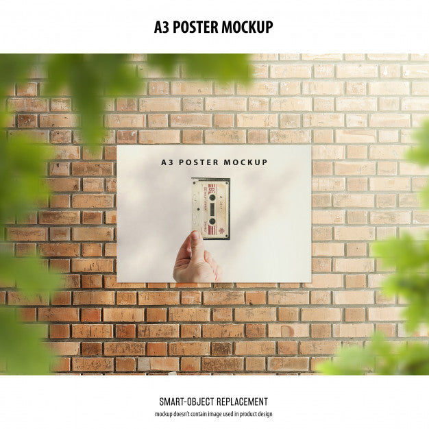 A3 Poster Mockup Psd