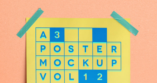A3 Psd Poster Mockup Vol12
