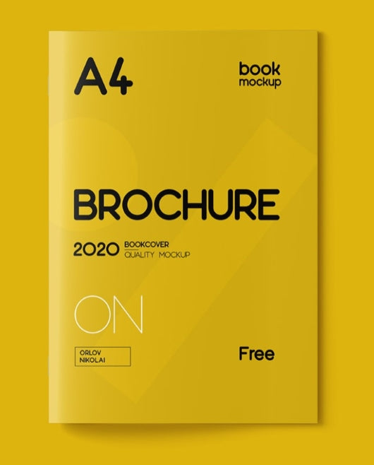 A4 Brochure Mockup Template