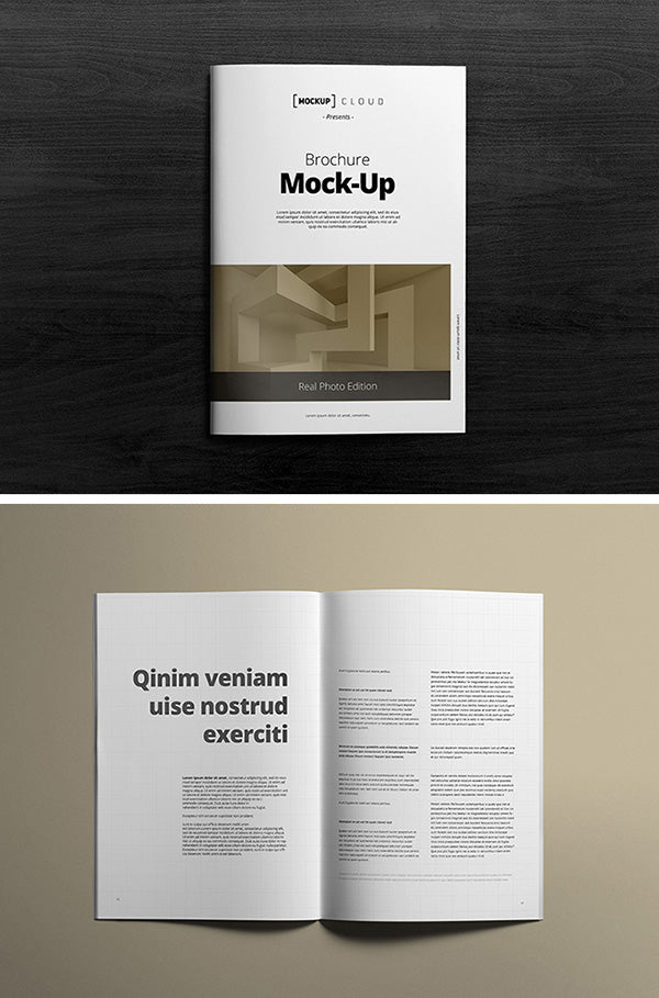 A4 Brochure Mockups