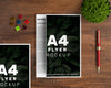 A4 Flyer Mockup Of Two Psd
