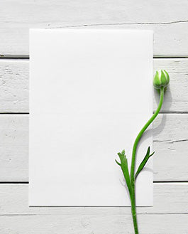 A4 Flyer With Flower Mockup Psd