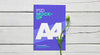 A4 Flyer With Flower Mockup Psd