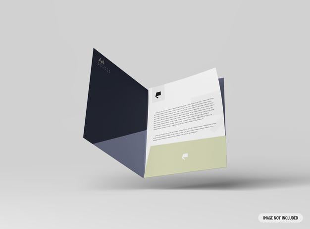 A4 Folder Mockup Psd