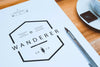 A4 Letterhead And Coffee Cup Mockup