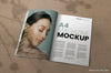 A4 Magazine Mockup Psd